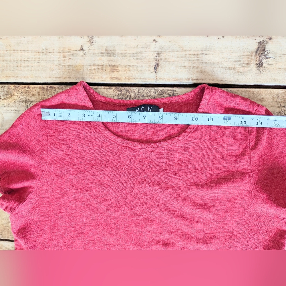 Linen Color Block Tunic Dress - Picture 5 of 7